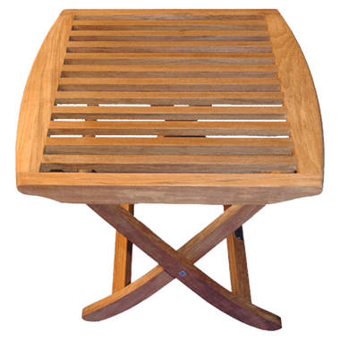 Regal Teak Teak Outdoor Side Table Wayfair